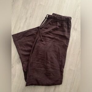 Wilfred Free - Lodge Linen Pant (Brown)